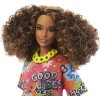Barbie modelka tričkové oversized šaty