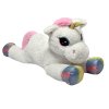 Plyšák Jednorožec bílý 85 cm