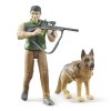 Bruder 62660 bworld lesník se psem a příslušenstvím