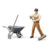 Bruder 62130 BWORLD Set komunal s figurkou