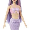 Barbie panenka pohádková mořská panna - fialová