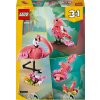 LEGO® Creator 3 v 1 31170 Divoká zvířata: Růžový plameňák