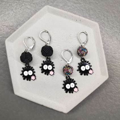 mizuhiki náušnice susuwatari mix