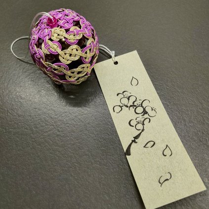 mizuhiki fuurin růžový 1