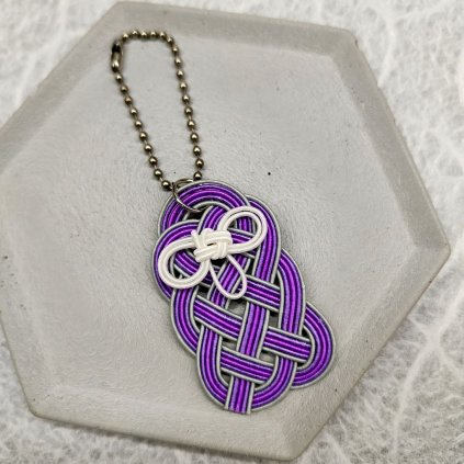 mizuhiki přívěsek OMAMORI Demon Slayer Shinobu Kochou 2