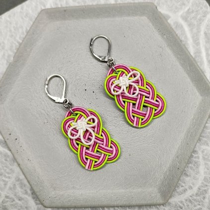 mizuhiki náušnice OMAMORI Demon Slayer Mitsuri Kanroji 3