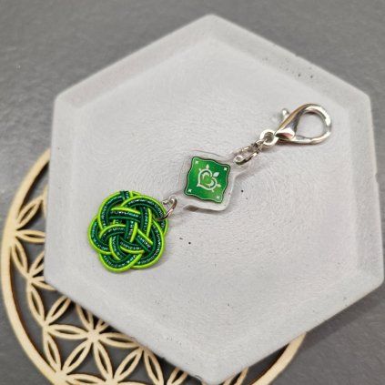 mizuhiki přívěsek Genshin Dendro 1