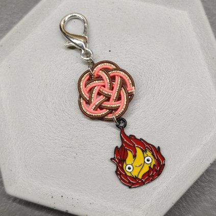 mizuhiki přívěsek UME calcifer 2 1