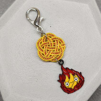 mizuhiki přívěsek UME calcifer 3 1