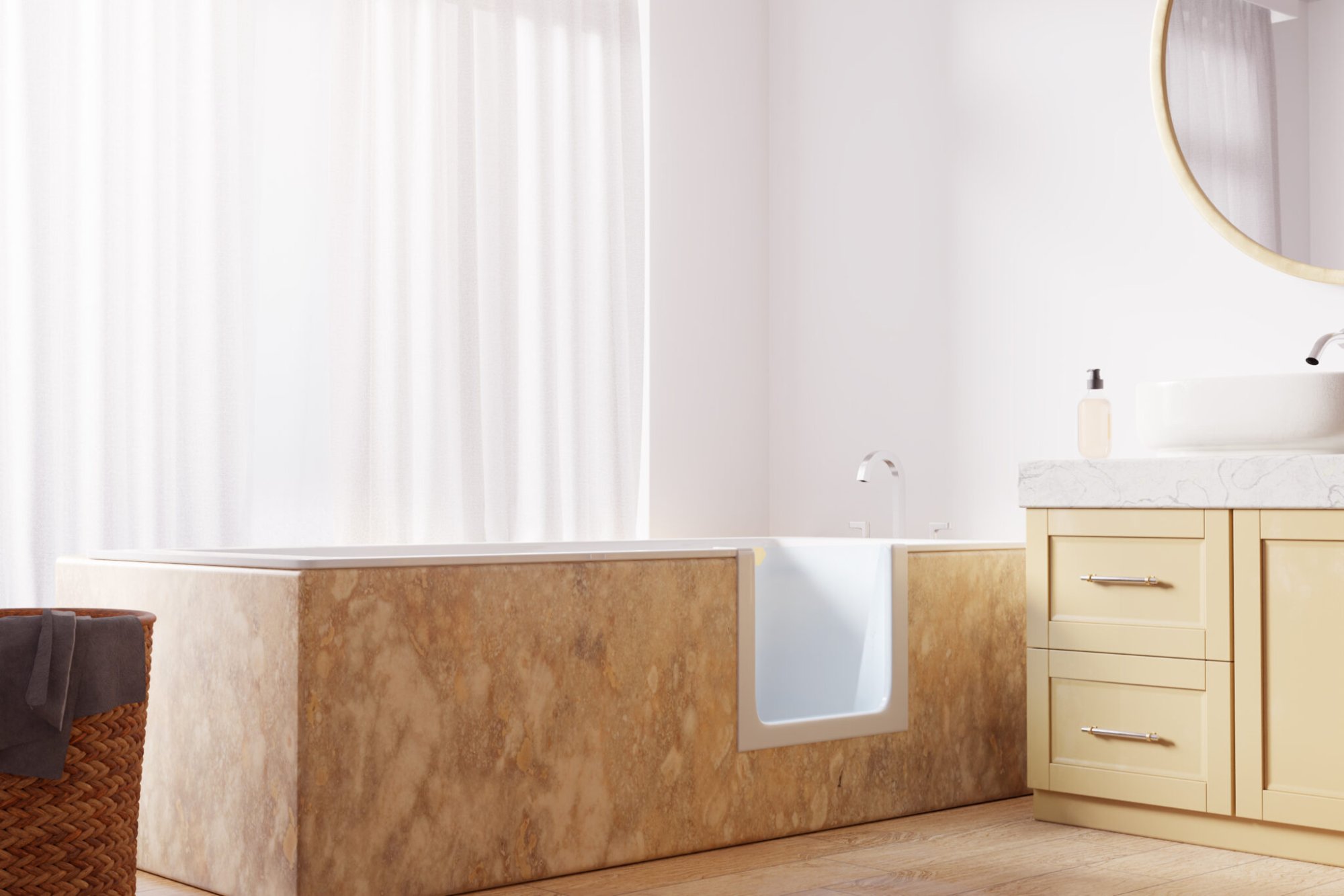 Vana s dvířky – komfort pro každého