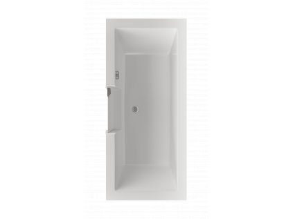 Vaňa s dverami 170x75 cm so sifónom uprostred Premium