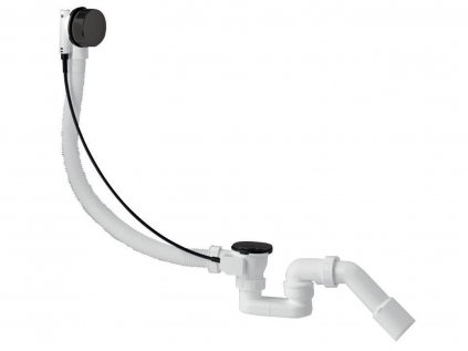 Vaňový čierny sifón automat s bowdenom