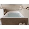 Rovná rohová vaňa 170x70 cm Bello s okrajom 1 cm
