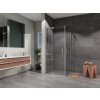 Sprchový kút 100x100 cm Lusso otvárací, číre sklo