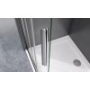 Sprchový kút 140x90 cm Lusso Slim otvárací, číre sklo