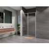 Otváracie sprchové dvere 140 cm Lusso Slim, číre sklo