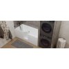 Bezbariérová vaňa s dvierkami v strede Easy Step 140-160 cm, ľavé