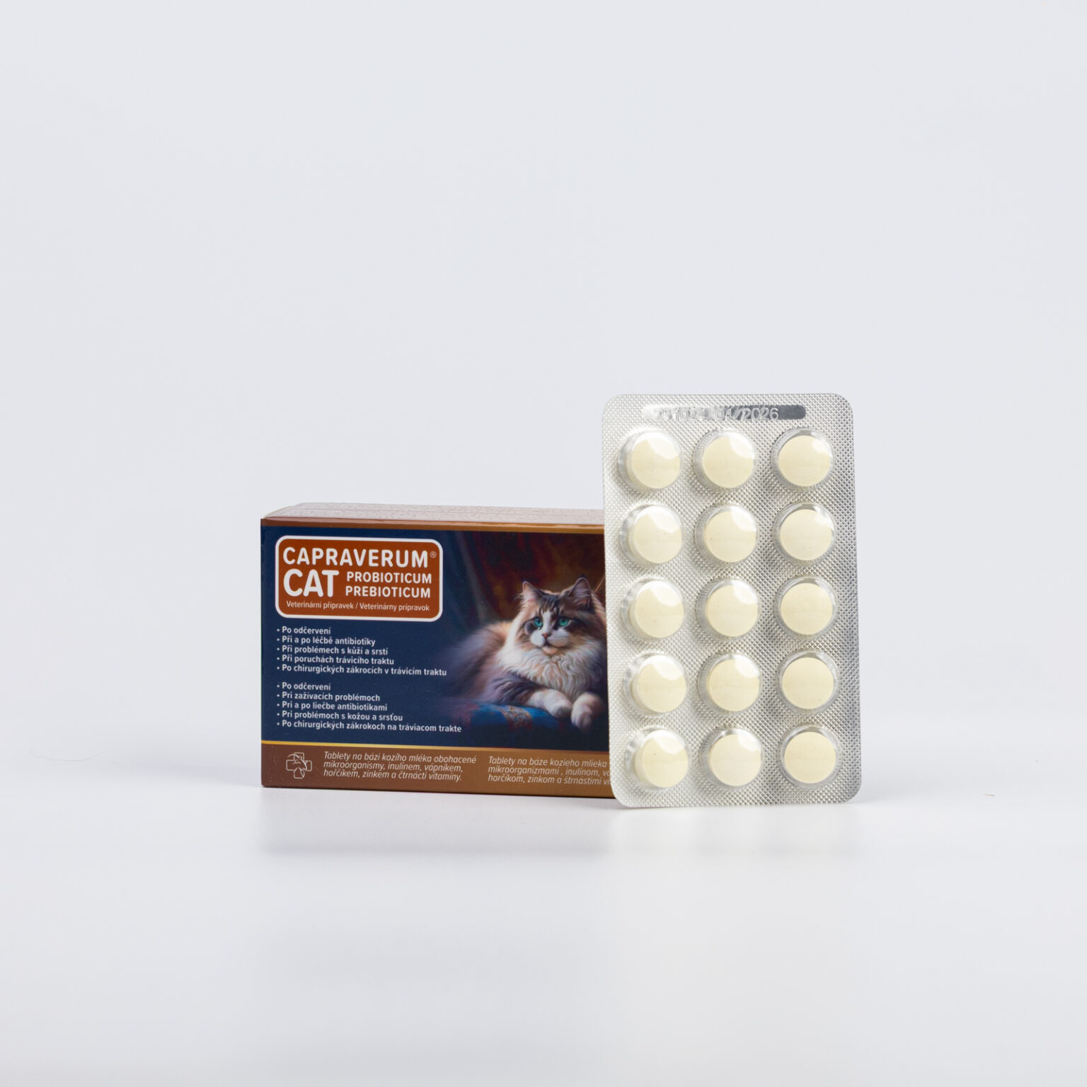 CAPRAVERUM CAT Probioticum Prebioticum 30 tabliet
