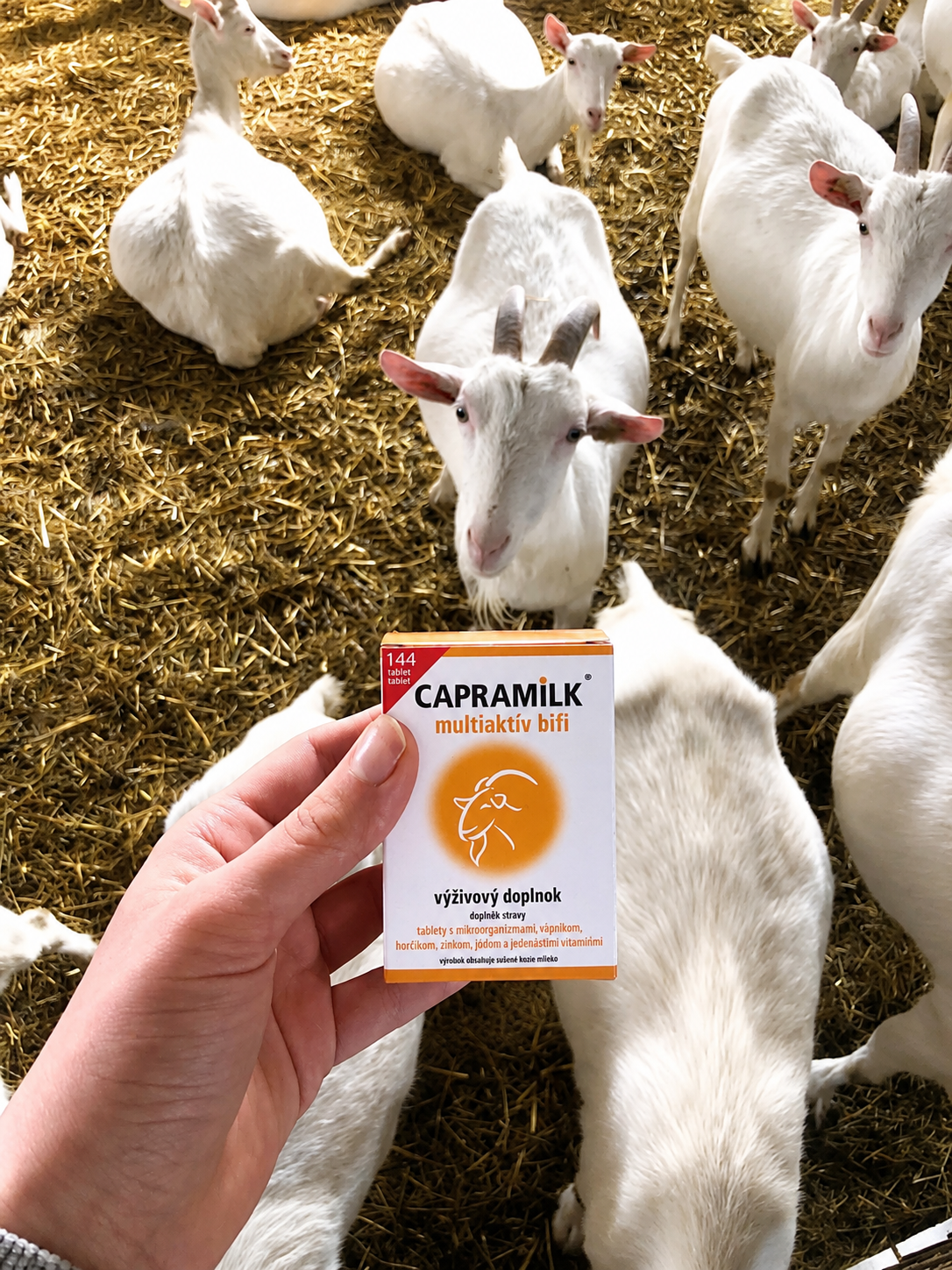 CAPRAMILK multiaktív bifi pri kozách