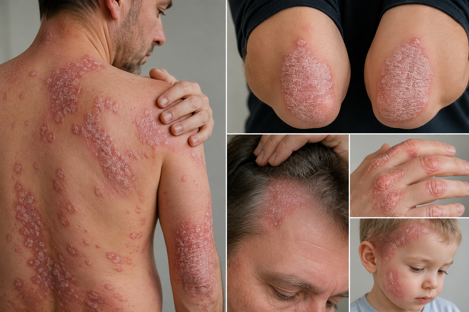 Ľudia s psoriatickou pokožkou pri používaní CAPRADERM Psorcol GC