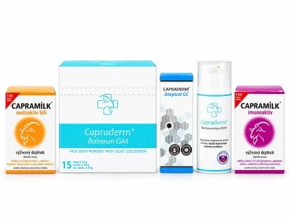 Balíček Atopický ekzém CAPRAMILK & CAPRADERM
