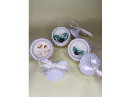 Trojice vánočních svíček