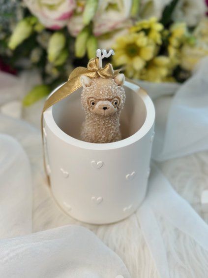 Lama Love | Svíčka s lamou