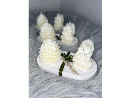 Veverčí královna na talířku - podzim