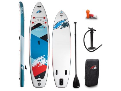 F2 Stand Up Paddle 350cm STRATO SMU blue red blue spitz 11 5 Zoll 1