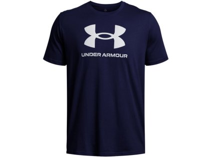 koszulka meska under armour sportstyle logo granatowa 1382911 408 l