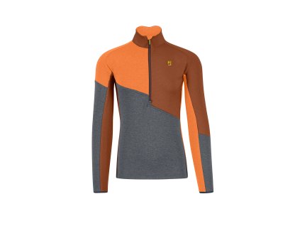 PÁNSKA MIKINA KARPOS FEDERA HALF ZIP FLEECE - oranžová