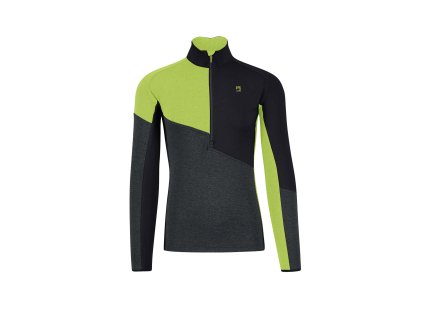 PÁNSKA MIKINA KARPOS FEDERA HALF ZIP FLEECE - zelená