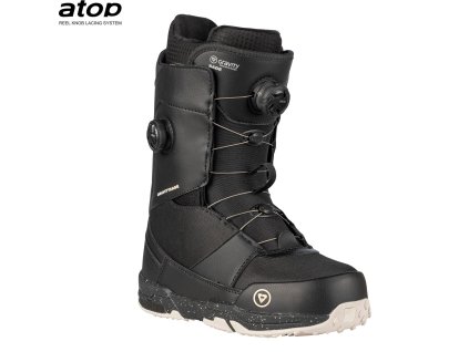 boty na snowboard gravity sage dual atop black