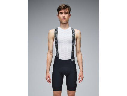 adventure cargo bib shorts black