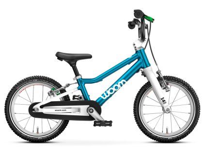 Detský bicykel Woom GO 2 14" - modrá