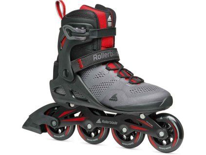 rollerblade macroblade 84 dark grey red 1