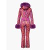 overal goldbergh zafira ski suit faux border snake pink 1