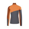 PÁNSKA MIKINA KARPOS FEDERA HALF ZIP FLEECE - oranžová