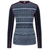 kari traa womens live long sleeve merino base layer