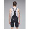 black adventure cargo bib shorts
