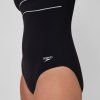 Speedo Women's Shaping Contour Eclipse Swimsuit  - Black