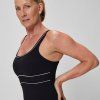 Speedo Women's Shaping Contour Eclipse Swimsuit  - Black