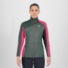 DÁMSKA MIKINA KARPOS FEDERA FULL ZIP FLEECE zeleno/ružová (Veľkosť S)