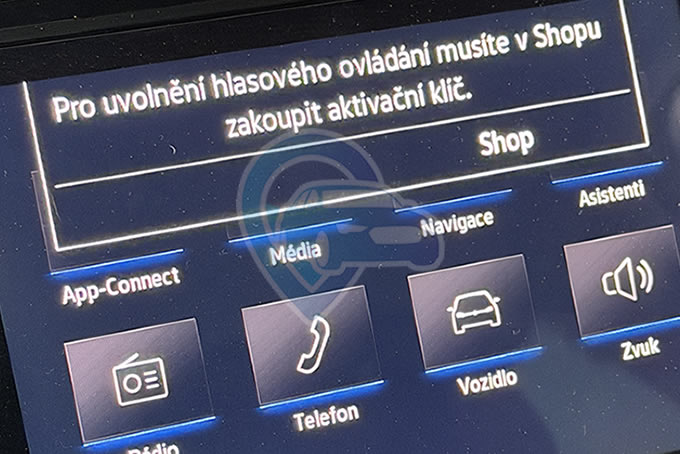 VW Passat 3G (B8) FL - bezdrátový App-Connect VW Discover Media MIB3