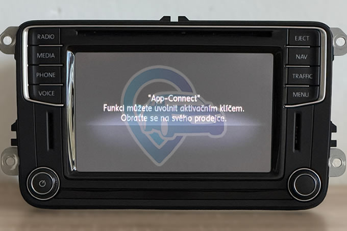 VW Discover Media MIB2 PQ - výměna digitizéru a aktivace App-Connect