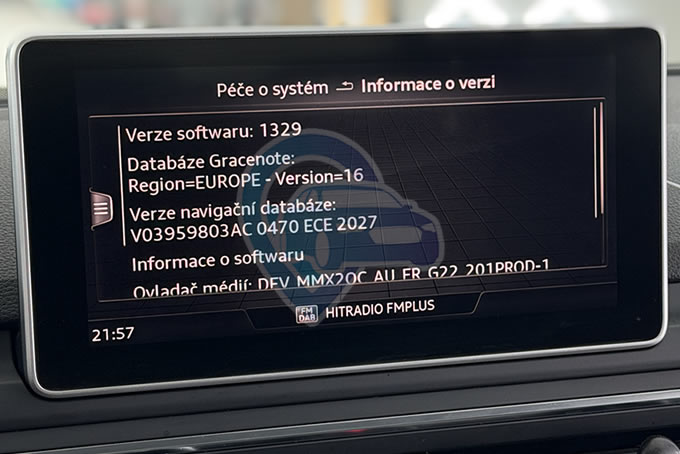 Audi A4 8W (B9) - Audi MIB2 High instalace