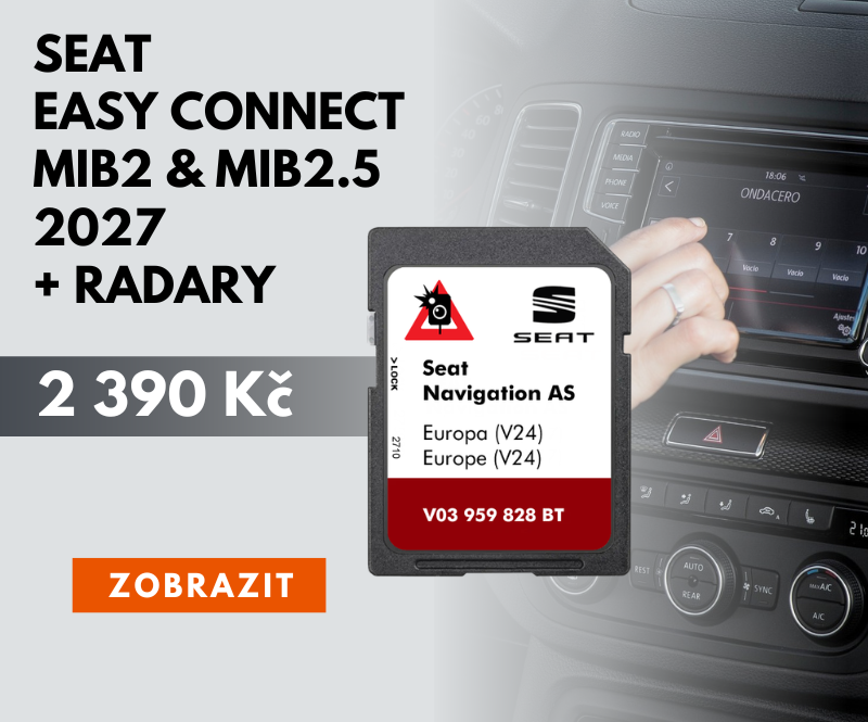 Seat Easy Connect MIB2 mapy 2027