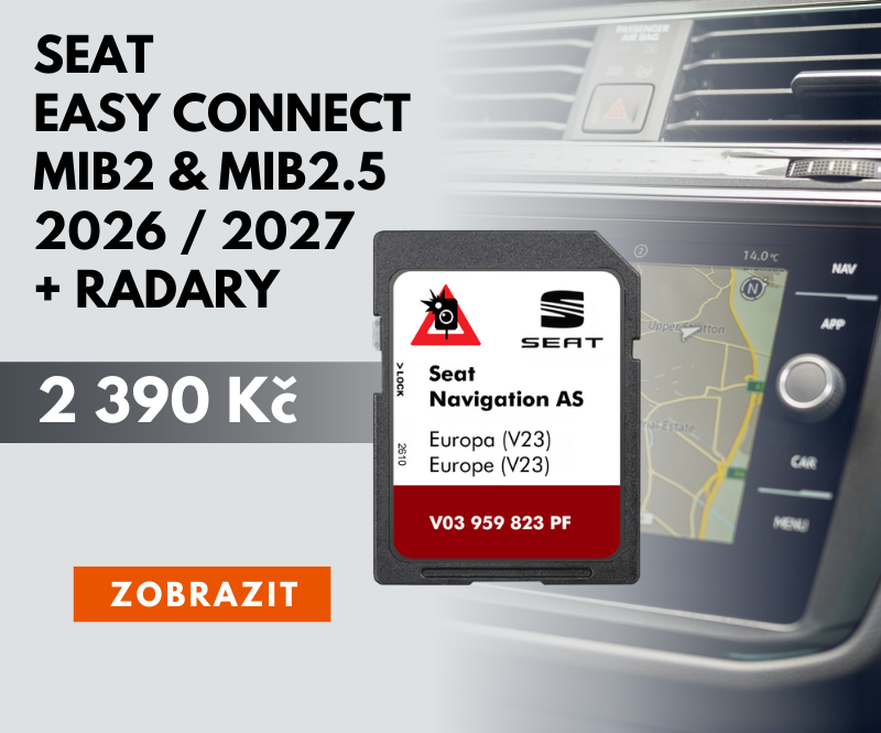 Seat Easy Connect MIB2 mapy 2026