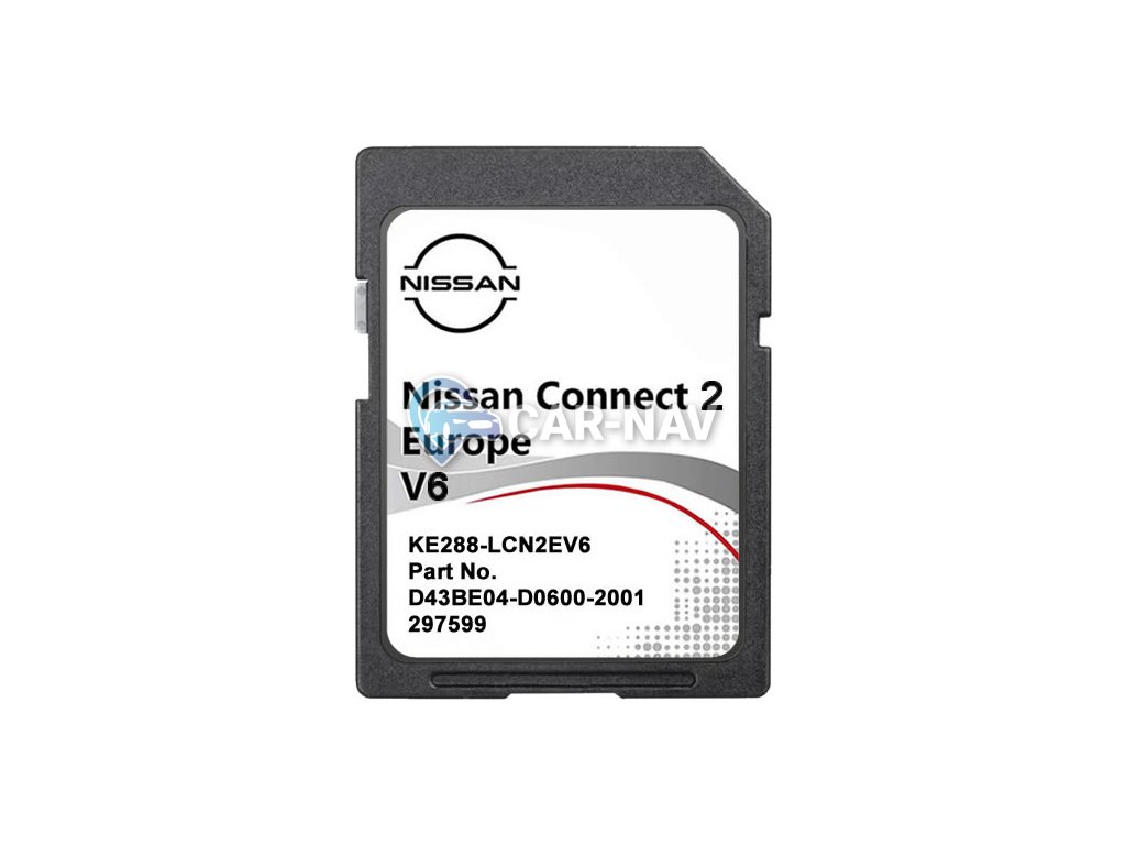 Nissan Connect 2 mapy 2022 celé Evropy v češtině CARNAV.cz