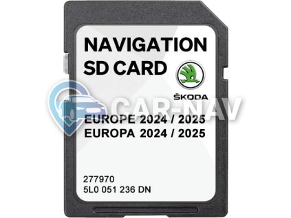 Škoda Amundsen MIB2 mapy 2024 / 2025 celé Evropy v češtině - 5L0051236DN